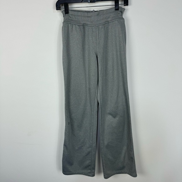 Under Armour Grey Gray Straight Leg Sweats Sweatpants Lounge Athleisure - Picture 1 of 5